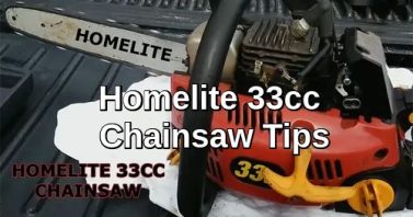 Homelite 33cc Chainsaw Tips