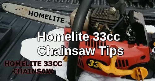 Homelite 33cc Chainsaw Review