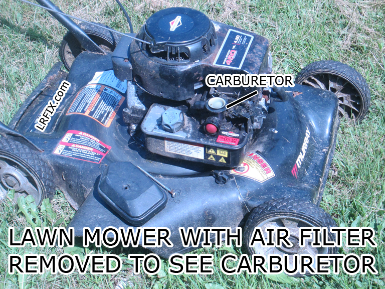 Lawn Mower Carburetor Location