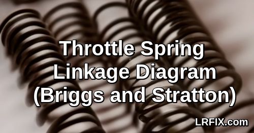 Throttle Spring Linkage Diagram