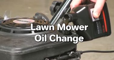 Lawn Mower Oil Change