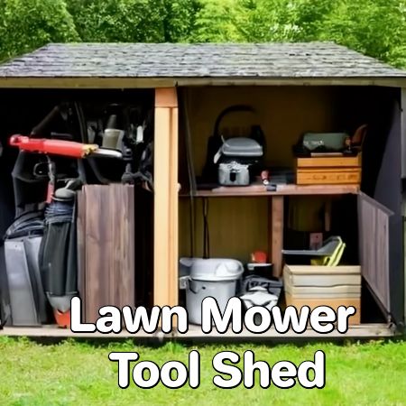 Lawn Mower Tool Shed
