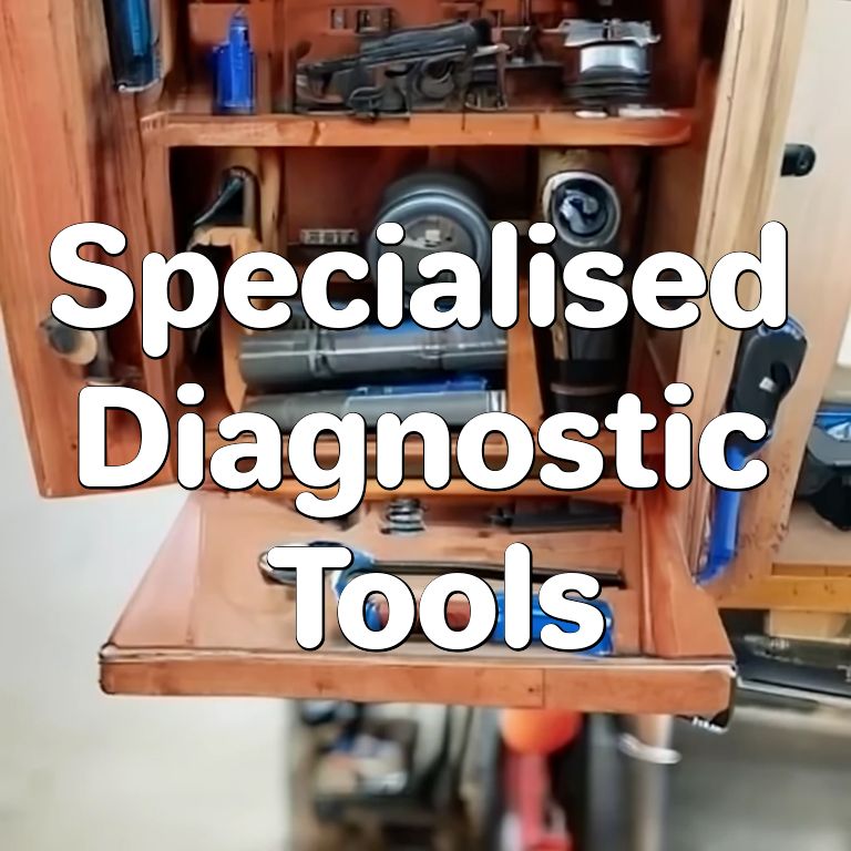 Specialised Diagnostic Tools on a Bench