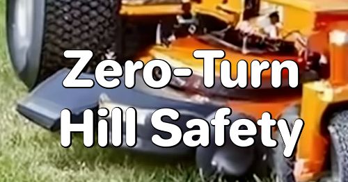 Zero-Turn Mowers on Hills